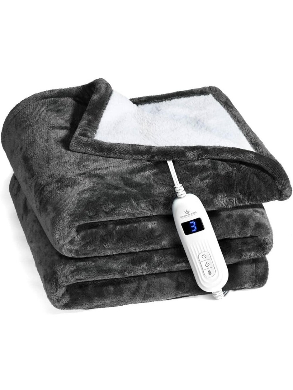 Medical king Heated Blanket, Machine Washable Extremely Soft & Comfortable Elect
